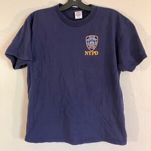 Vintage 90s‎ NYPD Embroidered Delta T-shirt